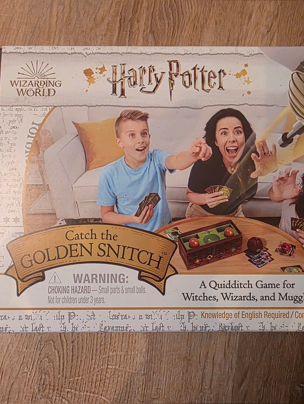 Harry Potter Catch the Golden Snitch Quidditch Game - Gold/Black